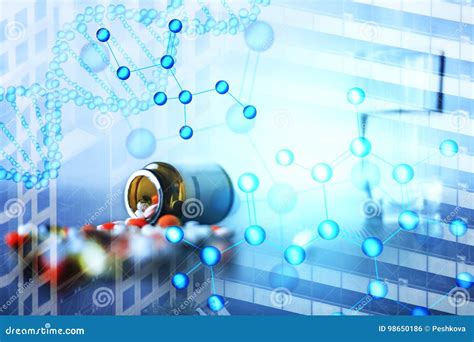 Digital medical backdrop stock illustration. Illustration of interface ...