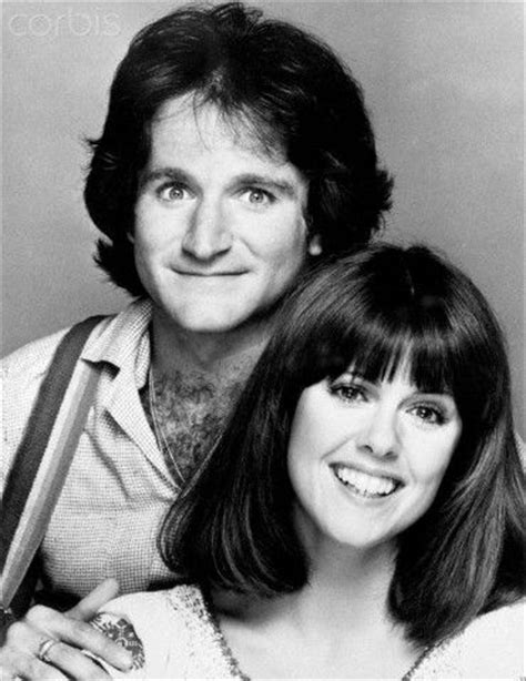 Robin Williams and Pam Dawber Smiling - U1955758 - Rights Managed - Stock Photo - Corbis | 70s ...