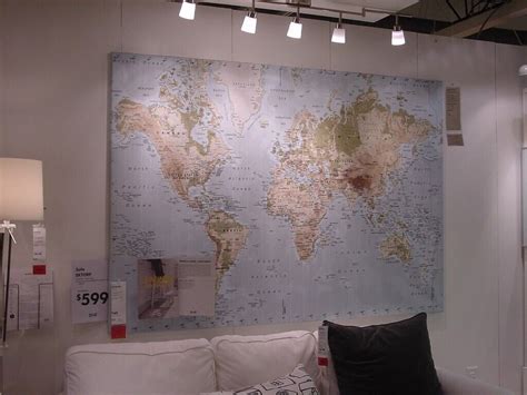 IKEA Premiar World Map - Very Large - 6'6" x 4'7" / 200cm x 140cm | in ...