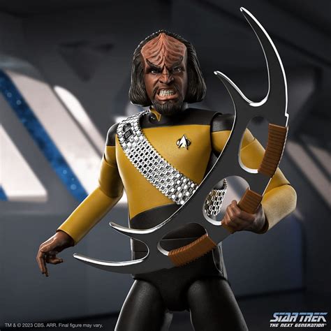 Worf Action Figure Ultimates, Star Trek: The Next Generation, 18 cm | BlacksBricks