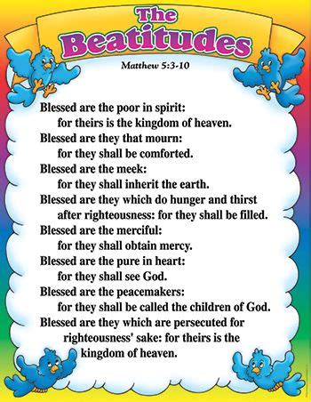 Image result for beatitudes crafts ideas Sunday School Lessons, Sunday ...