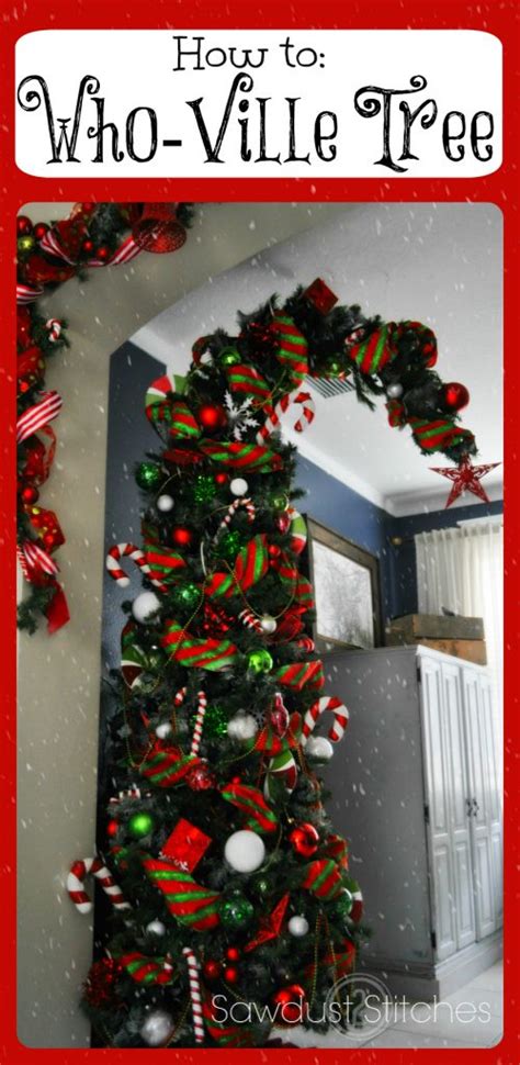 How to make a Who-ville Tree ! - Sawdust 2 Stitches