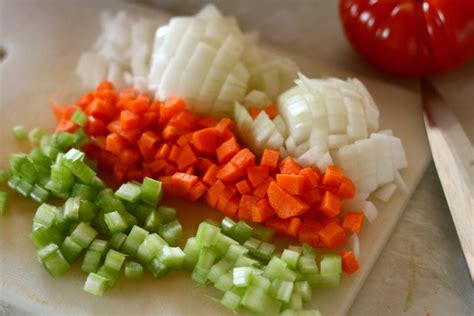 world of cuisines: Mirepoix