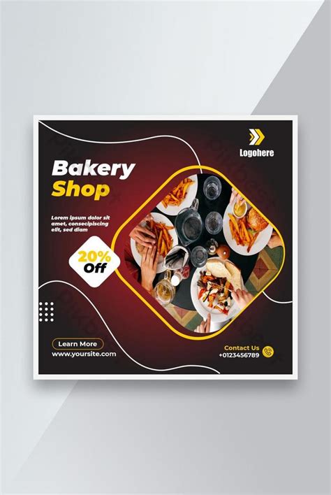 bakery shop banner template | PSD Free Download - Pikbest