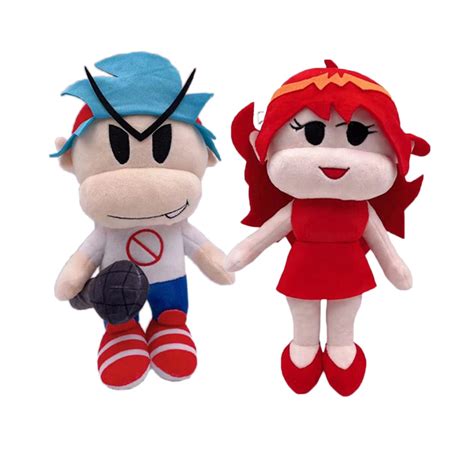 Buy Crasoldiers FNF Boyfriend & Girlfriend Plush Toy Friday Night ...