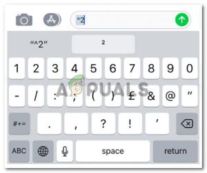 How to Type Squared Symbol on Windows, iPhone and on Android