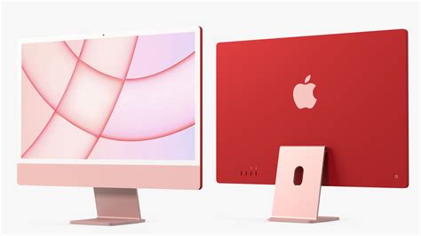 3D model Apple iMac 2021 Pink - TurboSquid 1756012