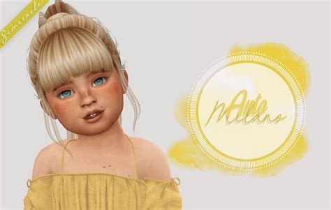 Sims 4 Cc's - The Best: Toddlers & Kids Hair By Simiracle 769