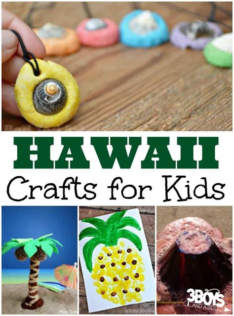 Hawaii crafts for kids – Artofit