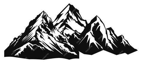 Premium Vector | Mountains silhouettes mountains vector mountains vector of outdoor design ...