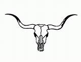 Texas Longhorn Coloring Page  Home sketch template