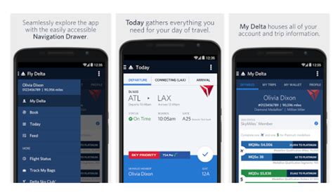 Delta Airlines Mobile App: Now Check in your flight automatically