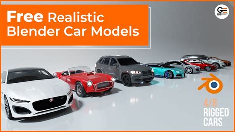 Free Blender Car Models | 4/8 Rigged Cars - YouTube