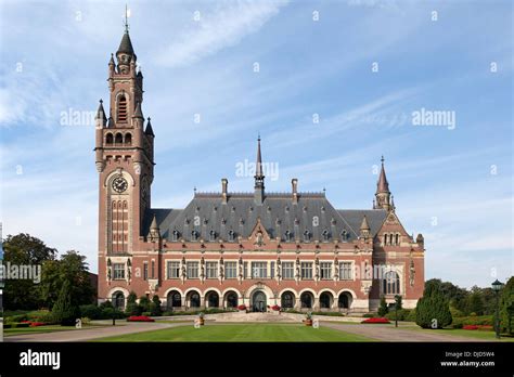 Peace Palace, International Court of Justice, in The Hague, Holland Stock Photo: 62984912 - Alamy