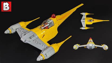 Beautiful LEGO N-1 Naboo Starfighter Update! Star Wars Custom Build ...