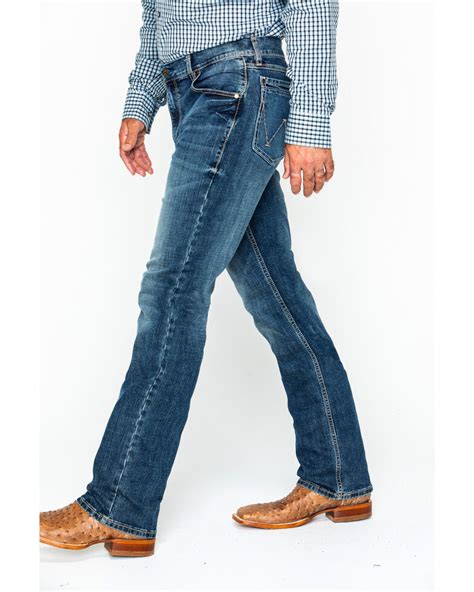 Wrangler Men's Layton Retro Slim Fit Boot Cut Jeans - Country Outfitter