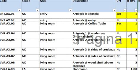 Sample Boq Excel Formats Sample Boq Excel Formats Create An Interior ...