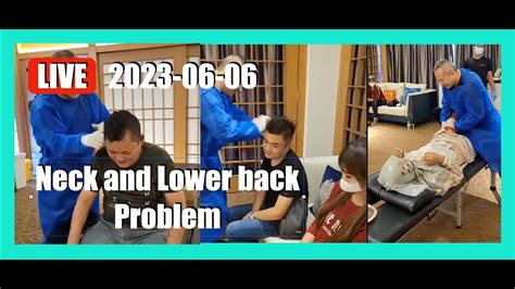 Chris Leong adjust neck , knee and lower back problem - YouTube