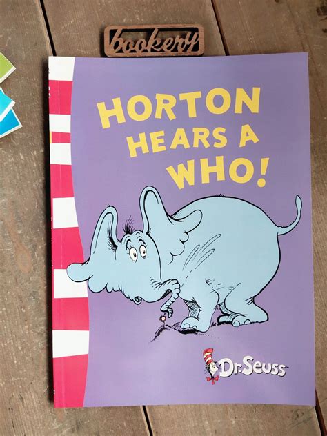 Horton Hears A Who Book Cover - Horton Hears A Who By Seuss Dr : A person's a person, no matter ...