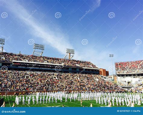 Georgia Tech football game editorial photo. Image of sports - 63107021