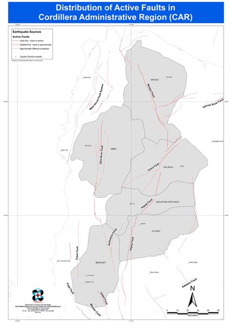 Philippine Fault Line Map Luzon