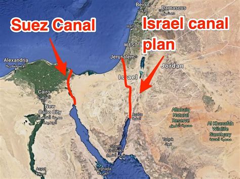 Suez Crisis Map