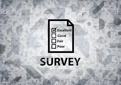 Survey White Background Stock Illustration - Download Image Now - Audit ...