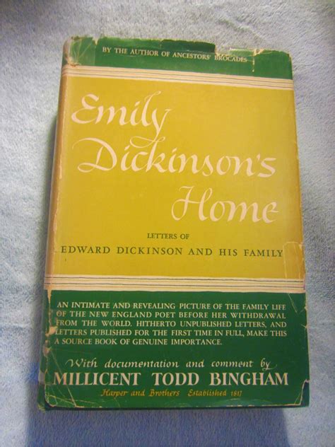 Emily Dickinson's Home: Letters of Edward Dickinson and His Family by ...