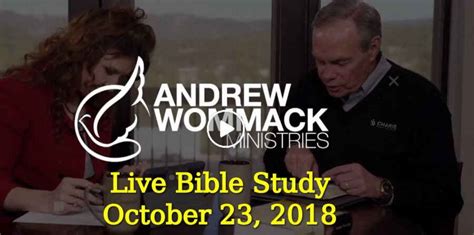 Andrew Wommack (October 23, 2018) Live Bible Study