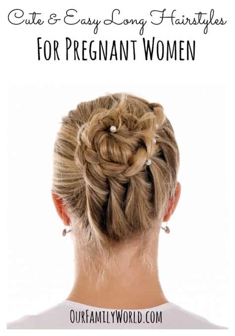 Cute & Easy Long Hairstyles For Pregnant Women