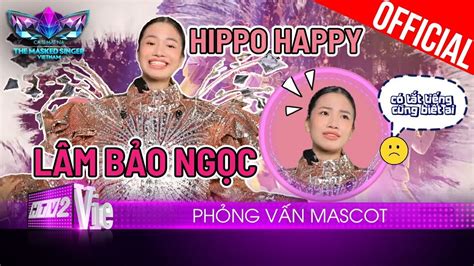 Lâm Bảo Ngọc xịt keo với comment đồn đoán từ netizen về HippoHappy | The Masked Singer Vietnam ...