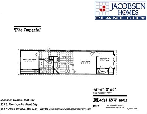 Two Bedroom Mobile Home Floor Plans | www.resnooze.com