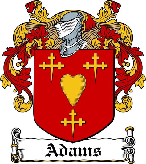 Adams Family Crest / Irish Coat of Arms Image Download - Tradebit