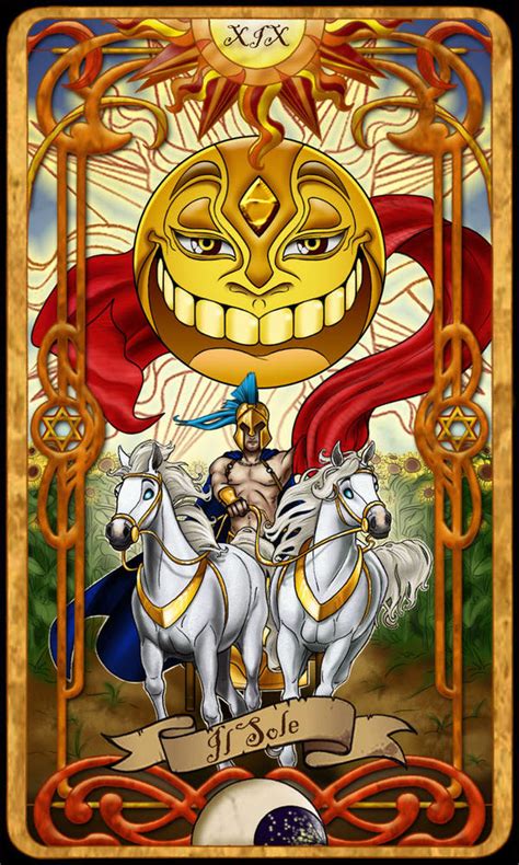 19 The Sun - Tarot Card by Cupcakes-lover on DeviantArt