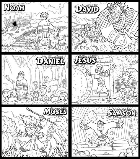 Bible Hero Coloring Pages | ArtistXero | Flickr