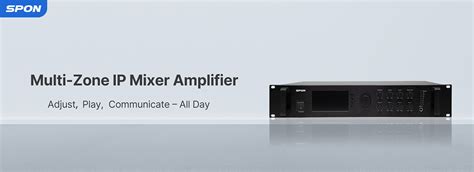 Multi-Zone Network Mixer Amplifier for PA System | SPON