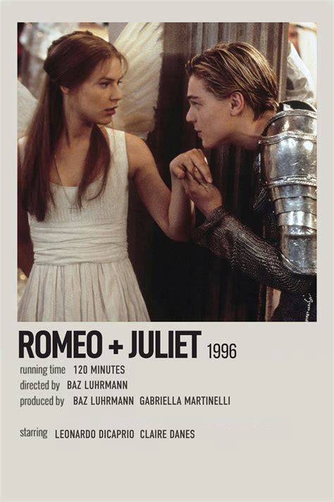 romeo and juliet (1996) | Film romantis, Film bagus, Buku film