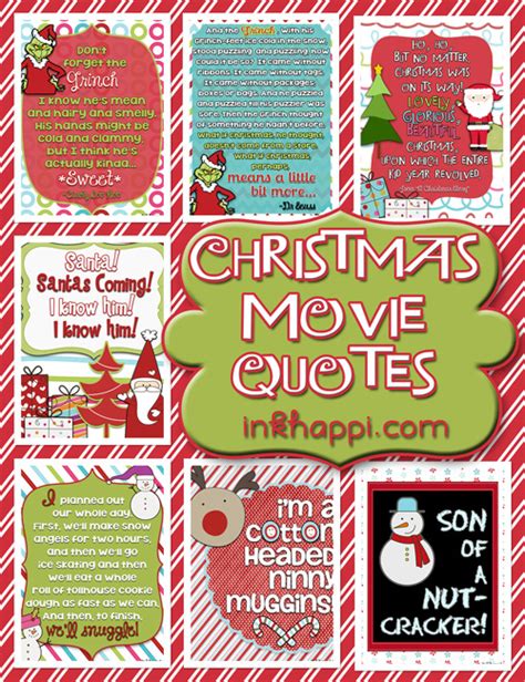 Christmas Movie Quotes! {free printables} - inkhappi