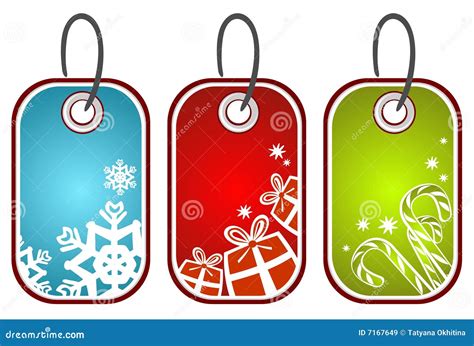 Christmas Price Tags Royalty Free Stock Images - Image: 7167649