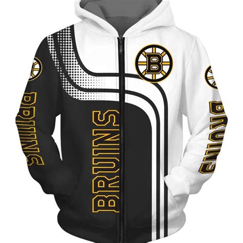 Boston Bruins Hoodies Cheap 3D Sweatshirt Long Sleeve | Long sweatshirt ...