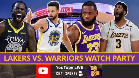 Los Angeles Lakers vs. Warriors NBA Play-In Live Streaming Scoreboard ...