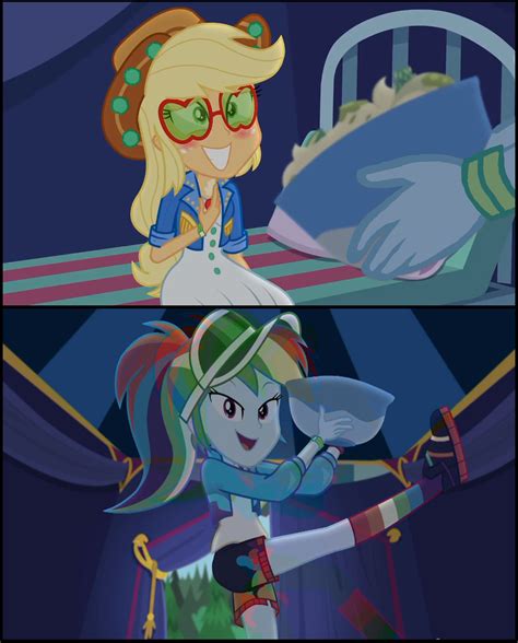 Applejack Has a Crush on Rainbow Dash by TheMexicanPunisher on DeviantArt