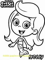 Bubble Guppies Molly Coloring Pages At GetColoringscom  Free sketch template