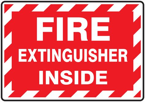 Fire Extinguisher Inside Sign LFXG571VSP