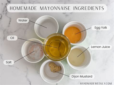 How to Make Homemade Mayonnaise with an Immersion Blender - Handmade Weekly