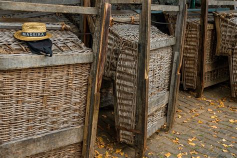 Free Traditional basket sledge for toboggan ride, Funchal, Madeira ...