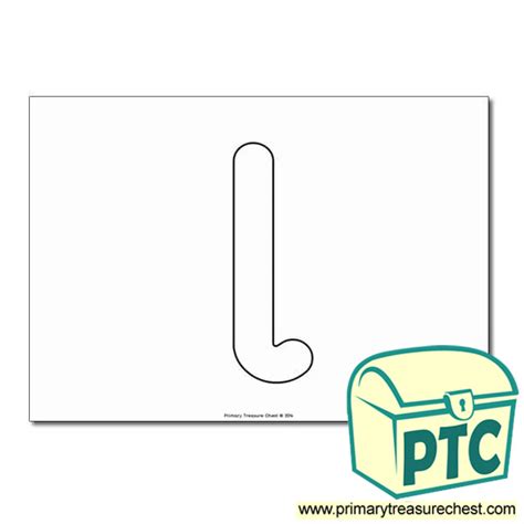 Lowercase 'l' Bubble Letter Formation Activity Sheet - No Images ...