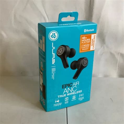 JLAB AUDIO EPIC Air EBEAIRNCRBLK82 ANC Bluetooth True Wireless In Ear Earbud $44.99 - PicClick