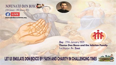 Novena Novena to Don Bosco Day 6: Don Bosco and the Salesian Family ...