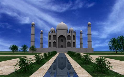 taj mahal 3d model